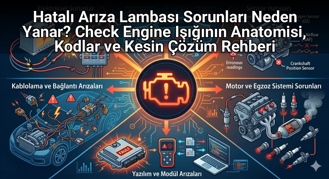 Hatalı Arıza Lambası Sorunları Neden Yanar? Check Engine Işığının Anatomisi, Kodlar ve Kesin Çözüm Rehberi